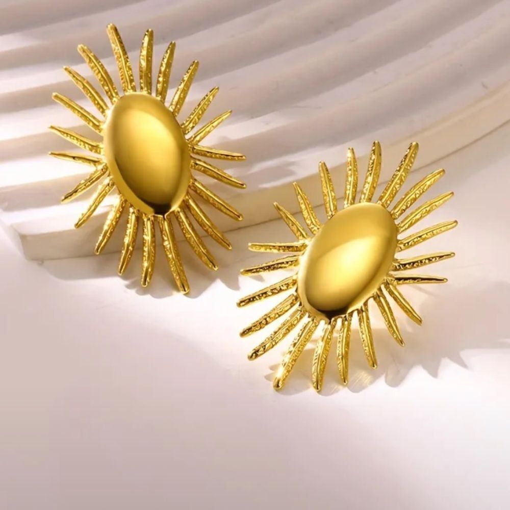 Sun earrings N571